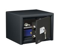 BURG-WÄCHTER Coffre-fort pour mobilier avec clé, Combi-Line, Niveau de sécurité S2, Protection incendie LFS 30 P, Contrôlé VdS, 15 l, 44 kg, CL 410 K, Noir