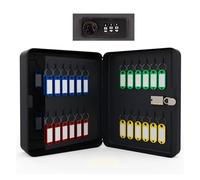 Coffre-fort, Combinaison de boîte rangement sûre multi-clés/serrure à clé organisateur clés voiture rechange for l'utilisation magasin d'usine bureau domicile(48keys-Black-Code)
