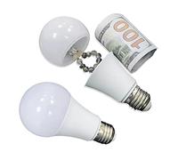 Coffre-fort de dérivation d'ampoule, cachettes pour cacher de l'argent, cachettes pour les objets de valeur, coffre-fort caché dans une vue claire et secrète, boîte de rangement réaliste pour ampoule