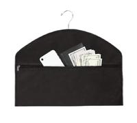 Coffre-fort De Dérivation Pour Cintre, Pochette Ignifuge - Cachette D'argent | Se Glisse Sous Les Vêtements Suspendus, Compartiment Caché Pour Les Objets De Valeur Et Les Secrets