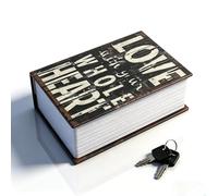 Coffre-fort De Livre, Coffre-fort Avec Serrure, Coffre-fort De Dérivation, Coffre-fort Portable, Boîte De Livre D'économie De Bijoux, Boîte De Verrouillage Avec offre-fort(A)