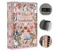 Coffre-fort de livre réaliste avec serrure à code, boîte de sécurité en métal pour la maison et le bureau, haute sécurité et grand espace de stockage, convient comme cadeau d'anniversaire pour les ami