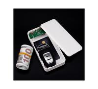 Coffre-Fort de Rangement Secret pour Batterie Externe avec Grand Compartiment Caché pour Objets de Valeur, Noir