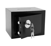 Coffre-fort de sécurité | Coffre-fort antivol de petite taille avec fente pour pièces - Porte-valeurs incendie pour valeurs bijoux maison bureau armoire bagages voyage hôtel dortoir