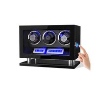 Coffre-fort de sécurité, Remontoir De Montre Automatique À Déverrouilla Par Empreinte Digitale, Avec 3/4/6/8/12 Fentes, Écran Tactile, Télécommande, Moteur, Coffre-fort Solide et durable, sans danger