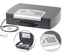 Coffre-fort de voyage en acier pour documents A4 avec serrure électronique [XCase]