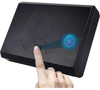 Coffre-Fort d'empreintes digitales, coffres-forts Portables pour Stocker de l'argent, des Bijoux de Valeur, 20 Empreintes digitales, en tôle d'acier laminée à Froid avec clé de Rechange, Utilisation