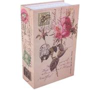 Coffre-fort discret en forme de dictionnaire : élégant coffre-fort avec serrure à clé pour argent liquide, bijoux et documents ¿ Idéal pour la maison et les voyages