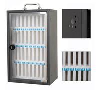 Coffre-fort en acier 36 bits pour téléphone portable avec serrure à mot de passe - Armoire sécurisée pour écoles et usines Solution de rangement pour téléphone portable protège les appareils contre le