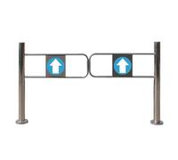 Coffre-fort en acier inoxydable - 100 × 97 cm - Entrée pour marchés et parcs d'attractions - Idéal pour les zones à fort trafic - Design Swi universel