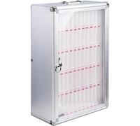 Coffre-fort en acier inoxydable transparent pour téléphones portables, meubles, pour salle de classe, bureau, usine (60 emplacements)