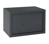 Coffre-fort en acier - vidaXL - Gris foncé - 31x20x20 cm - Verrou à pêne dormant - Usage intérieur - Design moderne