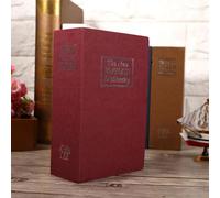 Coffre-Fort En Forme De Dictionnaire Pour Enfant,Mini Caisse De Sécurité Discrète Pour Argent,Pièces De Monnaie,Bijoux,Cadeau - Type Red Key11.5x4.5x8