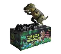 Coffre-Fort Enfant,Figurine Dinosaure Coffre-Fort à Pièces | Tirelire Musicale Électronique Garçons Filles 3+ Décoration Maison Chambre Noël Anniversaire