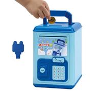 Coffre-Fort Enfant | Tirelire Électronique | Tirelire Musicale Portable pour De 5 À 10 Ans Parfait pour Maison Voyage Plein Air Camping Et Cadeaux