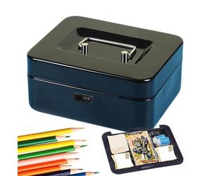 Coffre-fort et verrouillable, boîte de verrouillage portable | Dépôt d'argent portable avec code de sécurité pour voyage, stocker des clés, des cartes, des bijoux, des billets de banque