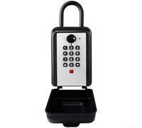 Coffre-fort extérieur étanche à bouton-poussoir, avec combinaison personnalisable de 1 à 12 chiffres pour un rangement sécurisé des clés, cartes (C)