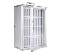 Coffre-fort for téléphone, coffre-fort verrouillable avec compartiments profonds, support en alliage d'aluminium avec poignée, organiseur de téléphone portable sécurisé, verrou mural for téléphone, co