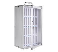 Coffre-fort for téléphone, coffre-fort verrouillable avec compartiments profonds, support en alliage d'aluminium avec poignée, organiseur de téléphone portable sécurisé, verrou mural for téléphone, co