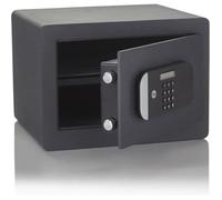 Yale Coffre-Fort Haute Sécurité à Serrure Electronique 100 000 Combinaisons (Certifié SKG), A Poser et Sceller - Anthracite, Noir, 25 x 35 x 30 cm (18,6 L)