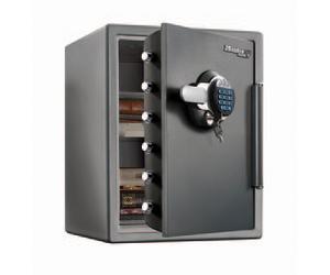 Coffre fort ignifugé 2h et étanche résistant à l'eau - Format XL avec double verrouillage MASTERLOCK - LTW205GYC
