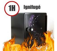 Coffre fort ignifuge 40L Anti feu 1H Electronique a code fixation sol FS-FM40 Reskal Couleur - Violet Autre