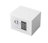 Coffre-fort ignifuge avec clavier électronique de grande capacité en acier pour la maison, le bureau, l'hôtel, le rangement de sécurité à verrouillage automatique (blanc)