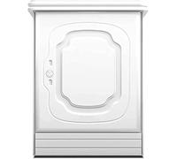 Coffre-fort ignifuge étanche - Armoire de rangement invisible en bois avec serrure mécanique/électronique de chevet Design élégant blanc pour la maison et le bureau