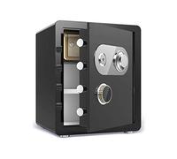 Coffre-Fort Ignifuge étanche avec Combinaison de Cadran pour la Maison, Comprend des clés, Bureau, hôtel, Armoire de Rangement pour Utilisation d'argent Liquide