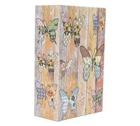 Coffre-Fort Livre, Boîte de Rangement Sûre de Livre Tirelire Coffre-Fort de Dictionnaire avec Serrure de Code ou Clé, Coffre-Fort Caché de Livre pour Stocker L'argent, Bijoux (Le Papillon)