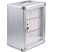 Coffre-fort mural mobile avec poignée et serrure - Rangement sécurisé de conférence pour bureau/salle de classe - Design élégant - 30,5 cm