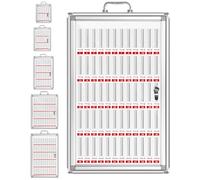 Coffre-fort mural pour clés - Nizer sécurisé pour téléphones et objets de valeur - Peut contenir 60 clés - Casier idéal pour les écoles et les bureaux - Dispositif sûr Sto Solut