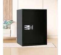 Coffre-fort numérique avec système d'alarme - Boîte à serrure personnelle avec étagère réglable pour la sécurité de la maison et du bureau