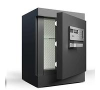 Coffre-fort numérique ignifuge étanche avec empreintes digitales et mot de passe de sécurité de grande capacité tout en acier pour la maison et le bureau