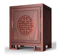 Coffre-fort numérique ignifuge étanche avec mot de passe - Petite table de chevet en bois massif et entièrement en acier avec design mural invisible, rangement d'empreintes digitales semi-conducteur