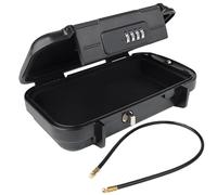 Coffre-fort portable à combinaison avec code - Étanche et antivol - Mini coffre-fort de voyage avec chaîne amovible - Noir