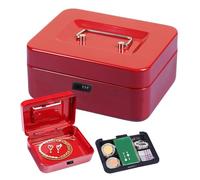 Coffre-fort portable, boîte à verrouillage de sécurité | Dépôt d'argent portable avec code de sécurité, coffre-fort de voyage pour cartes, monnaie, bijoux