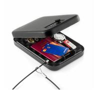 Coffre-Fort Portable - InnovaGoods - Noir - Serrure à combinaison - Câble de sécurité - Résistant