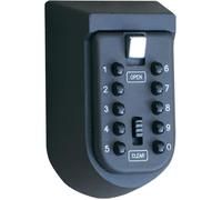 Coffre fort pour clés - VM844 - A code - Résistant aux intempéries - Noir - 10,5 x 6,5 x 5,6 cm