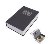 Coffre-fort Pour Livre De Détournement, Livre évidé Portable Avec Compartiment Secret Caché, Coffre-fort Pour Livre Avec Serrure à Combinaison(Le noir)