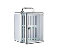 Coffre-fort pour téléphone en alliage d'aluminium avec poignée - Casier de gym pour école et bureau, rangement sécurisé pour salle de classe et équipement de fitness, idéal pour les objets personnels