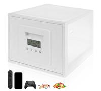 Coffre-fort pour téléphone portable avec serrure à minuterie, boîte de rangement verrouillable de qualité supérieure avec 2 modes de travail pour aliments, médicaments et sécurité à la maison, 30,3 x