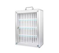 Coffre-fort pour téléphone portable en alliage d'aluminium - Casier sécurisé et armoire de rangement pour école, restaurant, usine, bureau - et téléphone portable