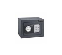 Coffre-fort Safe Compact Mini 6 L - Acier anthracite - 23x17x17 cm - Verrouillage électronique