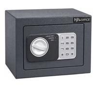 Coffre-fort Safe Compact Mini hjh OFFICE 6 L - Acier anthracite - 23x17x17 cm - Verrouillage électronique Anthracite