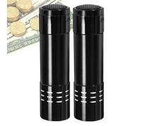 Coffre-fort secret, cachette cachée en forme de lampe de poche, 2 pièces, faux conteneur pour objets de valeur, argent, argent, stockage discret portable pour la maison, les voyages, l'hôtel, boîte de