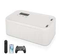 Coffre-Fort Sécurisé avec Minuterie, Boîte de Verrouillage de Téléphone avec Minuterie, Alcool ou Autres Tentations Indésirables, Prison pour Téléphone pour le Travail & les Enfants (Blanc)