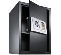 COFFRE FORT - TECTAKE - Coffre Fort Electronique de Sécurité en Acier + 2 Clés + Code Digital 50 cm x 35 cm x 345 cm - Noir