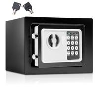 Coffre-fort - TECTAKE - Coffre-fort électronique en fer 17 x 23 x 17 cm - Noir