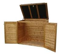 Coffre jardin en bois Trocadero - 1350L - 154 x 98 x 125 cm G